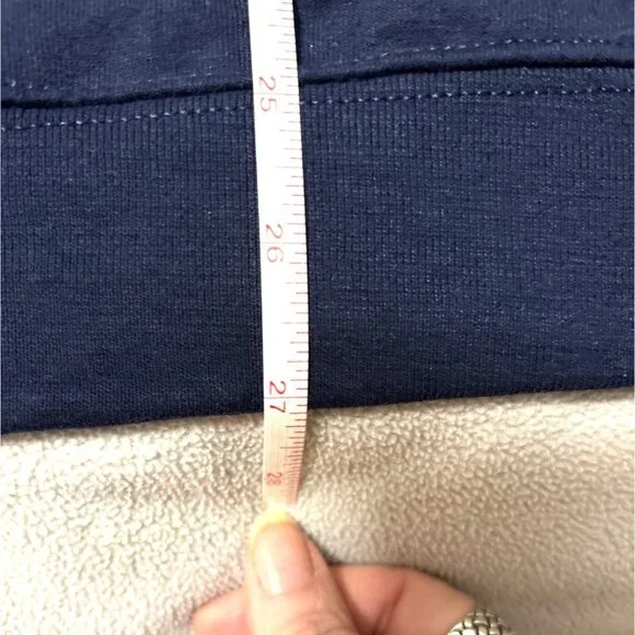 Navy XL Crewneck Sweatshirt Jeep w/American Flag Cotton/Polyester - Picture 6 of 6